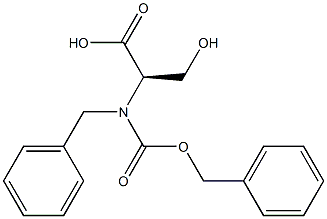 N-CBZ-BENZYL-D-SERINE 结构式