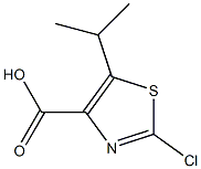 2-Chloro-5-isopropylthiazole-4-carboxylic Acid 结构式