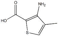 3-Amino-4-methylthiophene-2-carboxylic Acid 结构式