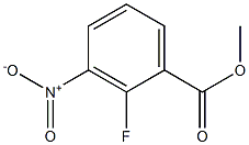 2-FLUORO-3-NITROBENZOIC ACID METHYL ESTER 结构式