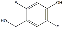 2,5-DIFLUORO-4-HYDROXYBENZYL ALCOHOL 结构式