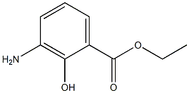 3-AMINO-2-HYDROXYBENZOIC ACID ETHYL ESTER 结构式