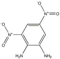 3,5-DINITRO-1,2-PHENYLENEDIAMINE 结构式