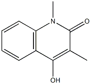 4-HYDROXY-1,3-DIMETHYLQUINOLIN-2(1H)-ONE 结构式