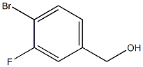 4-BROMO-3-FLUOROBENZYL ALCOHOL 结构式