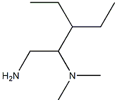 N-[1-(AMINOMETHYL)-2-ETHYLBUTYL]-N,N-DIMETHYLAMINE 结构式