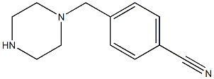 4-(PIPERAZIN-1-YLMETHYL)BENZONITRILE 结构式