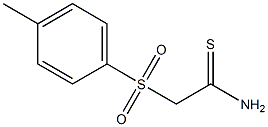 2-[(4-METHYLPHENYL)SULFONYL]ETHANETHIOAMIDE 结构式