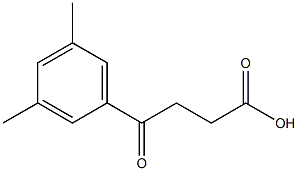 4-(3,5-DIMETHYLPHENYL)-4-OXOBUTYRIC ACID 95% 结构式