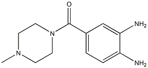 (3,4-DIAMINO-PHENYL)-(4-METHYL-PIPERAZIN-1-YL)-METHANONE 结构式