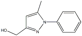 3-HYDROXYMETHYL-5-METHYL-N-PHENYL PYRAZOLE 结构式