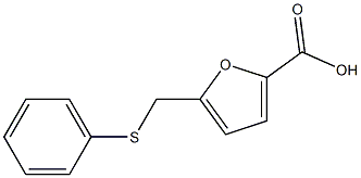 5-[(PHENYLTHIO)METHYL]-2-FUROIC ACID 结构式