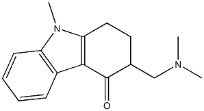 1,2,3,9-TETRAHYDRO-9-METHYL-3-[(DIMETHYLAMINO)METHYL]-4H-CARBAZOL-4-ONE,99+% 结构式