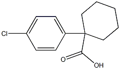 4-CHLOROPHENYL-1-CYCLOHEXANE CARBOXYLIC ACID 结构式