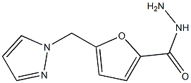 5-(1H-PYRAZOL-1-YLMETHYL)-2-FUROHYDRAZIDE 结构式