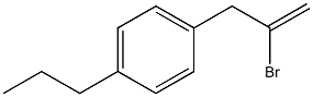 2-BROMO-3-(4-N-PROPYLPHENYL)-1-PROPENE 97% 结构式