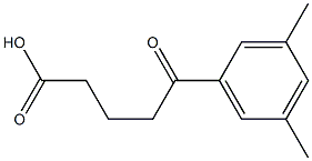 5-(3,5-DIMETHYLPHENYL)-5-OXOVALERIC ACID 95% 结构式