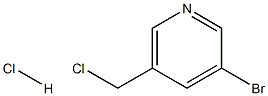 3-BROMO-5-(CHLOROMETHYL)PYRIDINE HYDROCHLORIDE ,98% 结构式