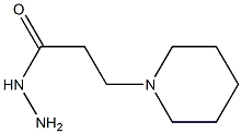 3-(1-PIPERIDINYL)PROPANOHYDRAZIDE 结构式