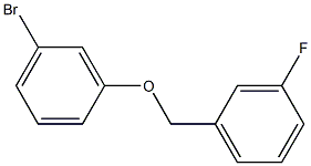 3-(3-FLUOROBENZYLOXY)-BROMOBENZENE 99% 结构式