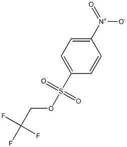 2,2,2-TRIFLUOROETHYL 4-NITROBENZENESULFONATE 结构式