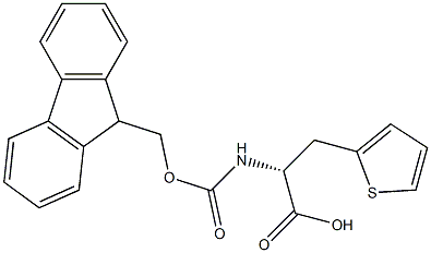 (2R)-2-{[(9H-FLUOREN-9-YLMETHOXY)CARBONYL]AMINO}-3-THIEN-2-YLPROPANOIC ACID, 98% 结构式