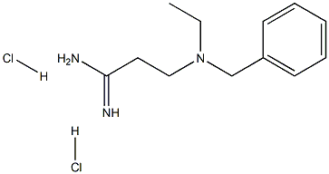 3-(Benzyl-ethyl-amino)-propionamidine 2HCl 结构式