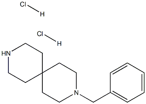 3-Benzyl-3,9-diaza-spiro[5.5]undecane 2HCl 结构式