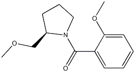 (R)-(-)-1-(2-METHOXYBENZOYL)-2-(METHOXYMETHYL)PYRROLIDINE 结构式