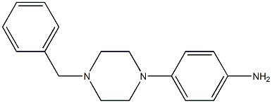 1-BENZYL -4-(4-AMINOPHENYL )PIPERAZINE 结构式