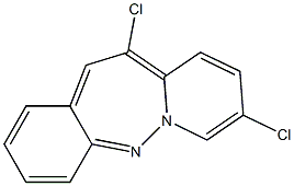 8,11-DICHLORO DIBENZO(B,F)DIAZEPINE 结构式