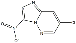 7-Chloro-3-nitroimidazo[1,2-b]pyridazine 结构式