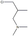 3-DIMETHYLAMINO-2-METHYLPROPYL CHLORIDE 结构式