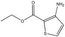 3-AMINOTHIOPHENE-2-CARBOXYLIC ACID ETHYL ESTER 结构式