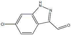 6-CHLOROINDAZOLE-3-CARBOXALDEHYDE 结构式