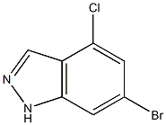 6-BROMO-4-CHLOROINDAZOLE 结构式