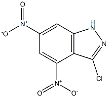 3-CHLORO-4,6-DINITROINDAZOLE 结构式