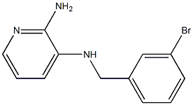 N3-(3-Bromo-benzyl)-pyridine-2,3-diamine 结构式