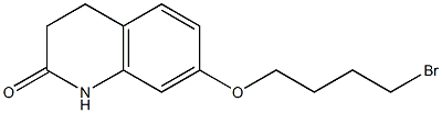 7-(4-BROMOBUTOXY)-3,4-DIHYDRO-2 (1H)-QUINOLIONE 结构式