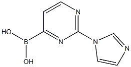 2-(IMIDAZOL-1-YL)PYRIMIDINE-4-BORONIC ACID 结构式