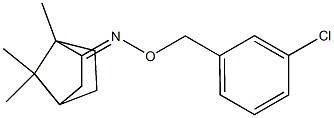 1,7,7-TRIMETHYL-BICYCLO[2.2.1]HEPTAN-2-ONE O-(3-CHLORO-BENZYL)-OXIME 结构式