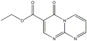 4-OXO-4H-PYRIMIDO[1,2-A]PYRIMIDINE-3-CARBOXYLIC ACID ETHYL ESTER 结构式