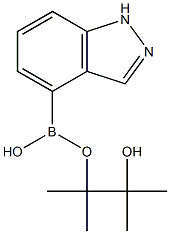 INDAZOLE-4-BORONIC ACID PINACOL ESTER 结构式