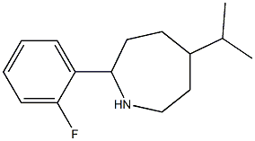 2-(2-FLUOROPHENYL)-5-ISOPROPYLAZEPANE 结构式