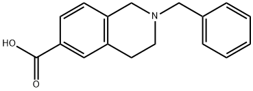2-BENZYL-1,2,3,4-TETRAHYDROISOQUINOLINE-6-CARBOXYLIC ACID 结构式