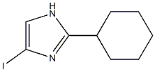 2-CYCLOHEXYL-4-IODO-1H-IMIDAZOLE 结构式