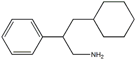3-CYCLOHEXYL-2-PHENYLPROPAN-1-AMINE 结构式