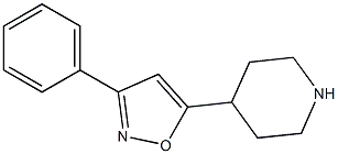 4-(3-PHENYLISOXAZOL-5-YL)PIPERIDINE 结构式