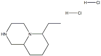 6-ETHYLOCTAHYDRO-2H-PYRIDO[1,2-A]PYRAZINE DIHYDROCHLORIDE 结构式