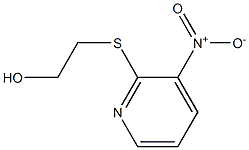 2-[(3-nitro-2-pyridyl)thio]ethan-1-ol 结构式